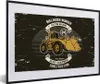 MuchoWow® MuchoWow® Gerahmtes Poster Bulldozer - Vintage - Produktbild-Vorschau 1