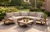 Ecklounge-Set Barstano | Sand/Sable | Akazienholz und Produktbild-Vorschau 4