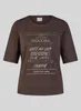 Rabe Damen T-Shirt Braun Gr. 46 mit strassbesetztem Produktbild-Vorschau 2
