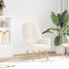 vidaXL Sessel Creme 69 x 74 x 93 cm Sherpa-Stoff Produktbild-Vorschau 2