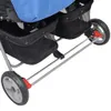 The Living Store Zwillingskinderwagen Stahl Blau und Produktbild-Vorschau 8