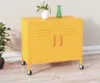 vidaXL Úložná skříň hořčicově žlutá 60x35x56 cm ocelová Náhled obrázku produktu 2