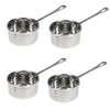 4x Edelstahl Soßentopf mit Stiel ø 10 cm Fassungsvermögen Produktbild-Vorschau 1