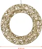 LED-ring van 30 cm met gouden rand, warm wit licht, met Productafbeelding-voorbeeld 2