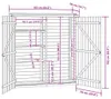 vidaXL Zahradní přístřešek na nářadí 163x50x171 cm Náhled obrázku produktu 8