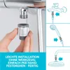 Risparmiatore d'acqua per doccia Puregreen con portata Anteprima dell’immagine prodotto 2
