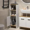 Badezimmermöbel-Set Vicco Karli Weiß/Goldkraft Eiche 2 Produktbild-Vorschau 5