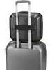 Two pieces of luggage stacked on top of each other, with the top piece secured to the handle of the bottom piece by a strap. Anteprima dell’immagine prodotto