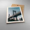 Gerahmtes Poster - Rahmen in heller Eiche - Manhattan Produktbild-Vorschau 3