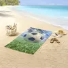 Beach towel Good Morning 75x150 cm - soccer Produktbild-Vorschau 4