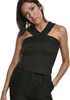 Urban Classics Top Damen Ladies Cross Top schwarz M Produktbild-Vorschau 2