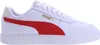 A single white Puma sneaker with a red stripe and gold Puma logo is shown against a white background. Produktbild-Vorschau