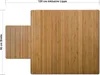 A top-down view of a bamboo floor protection mat with dimensions indicated. Anteprima dell’immagine prodotto