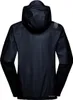 Dunkelblaue La Sportiva Aequilibrium Lite Gtx Jacke mit Kapuze von hinten mit GORE-TEX Logo am unteren Rücken Produktbild-Vorschau