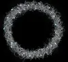 LEX Metallkranz feinmaschig 40 LED, Ø 30cm kaltweiß Timer, Produktbild-Vorschau 1