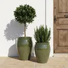 Provencelia Keramik Pflanzkübel Bacchus Grün, Ø36 x H52 cm, Produktbild-Vorschau 5