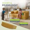Juskys Kinder Spielsofa Kayo – Cord, modular & pflegeleicht Produktbild-Vorschau 3