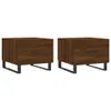 vidaXL Couchtische 2 Stk. Braun Eichen-Optik 50x50x40 cm Produktbild-Vorschau 1