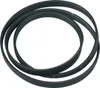 A black serpentine belt coiled on a white background. Voir les images du produit