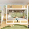 Okwish kinderbed, 90x200 cm, met veiligheidsreling, open Productafbeelding-voorbeeld 4
