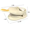 A 2-in-1 manual dumpling maker with dimensions indicated by measurement lines. Produktbild-Vorschau