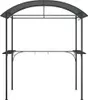 Gazebo barbecue con ripiani, antracite, 220X115X230 Cm, Anteprima dell’immagine prodotto 3