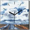 Coloray Uhr auf Leinwand 30x30 cm Wand Uhr Dekoration Produktbild-Vorschau 1