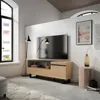 TV-Schrank, Lowboard, 150x35x57cm, Für TV-Geräte bis zu Produktbild-Vorschau 2