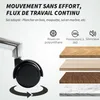 HOMCOM Bürostuhl ohne Armlehnen, ergonomischer Bürostuhl Produktbild-Vorschau 4