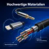 Lightning auf 3,5 mm Klinkenkabel 1m – AUX Audiokabel für Produktbild-Vorschau 6