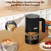 YASHE 4-IN-1 Edelstahl Milchaufschäumer, 10oz/300ml Produktbild-Vorschau 3