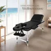 tectake 3 Zonen Massageliege - Aluminium Gestell - 5cm Produktbild-Vorschau 8
