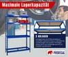 Reifenregal TIGER mit Fachböden | HxBxT 180x120x40cm | bis Produktbild-Vorschau 3