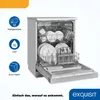 Exquisit Geschirrspüler GSP6312-030D silber | Spülmaschine Produktbild-Vorschau 3