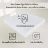 Tisch klappbar, ausklappbar , weiß, Klapptisch, Bürotisch, Produktbild-Vorschau 5