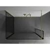 Mexen Kioto Walk-in-Duschwand 120 x 120 x 40 cm, schwarzes Produktbild-Vorschau 4