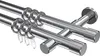 Interdeco Gardinenstange / Vorhangstange Chrom, Typ Produktbild-Vorschau 1