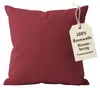 Kissenbezug 35x35 cm Bordeaux | 100% Baumwolle | Produktbild-Vorschau 1