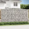 vidaXL Gabionen mit Hochbogen 6 Stk. 400x50x220/240cm Produktbild-Vorschau 2