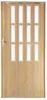 A closed folding door with glass panels. Podgląd zdjęcia produktu