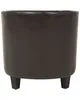 BELIANI Cocktailsessel Braun Kunstleder glänzend modern  Produktbild-Vorschau 6