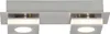 Brilliant LED Wand- & Deckenleuchte Transit Nickel 2 x 4W Produktbild-Vorschau 1