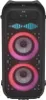 A black LG XBOOM XL9T Bluetooth speaker with colorful LED lights. Voir les images du produit