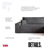 BroMARKT Ecksofa ADI XL Schlaffunktion Bettkasten L-Form Produktbild-Vorschau 6