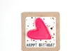Filzherzmagnet "Happy Birthday" Produktbild-Vorschau 1
