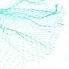 A close-up, abstract view of a teal-colored net, likely a bird protection net, against a white background. Anteprima dell’immagine prodotto