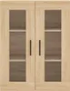 vidaXL Deska wysoka dąb sonoma 69,5x34x180 cm Materiał Podgląd zdjęcia produktu 5