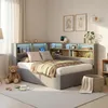Flieks Hydraulisches Schlafsofa 90x200cm mit Stauraum, Produktbild-Vorschau 2