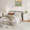 HOMCOM Nachttisch Nachtkommode 2er Set 3 Schubladen 40 x 30 Produktbild-Vorschau 10