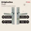 A product image showcasing door handles with feature callouts. Produktbild-Vorschau